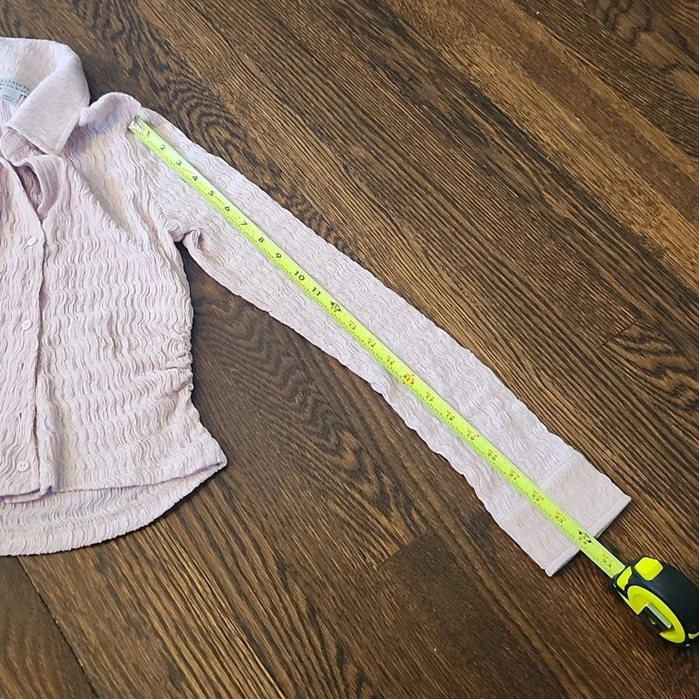 All Saints Blush Textured Shirt - Picture 9 of 10